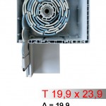 Συνθετικό επικαθήμενο κουτί με μόνωση T19,9 x 23,9